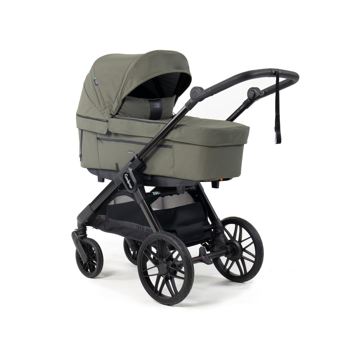 Emmaljunga Big Star Sento Max barnevogn i farven Urban Green
