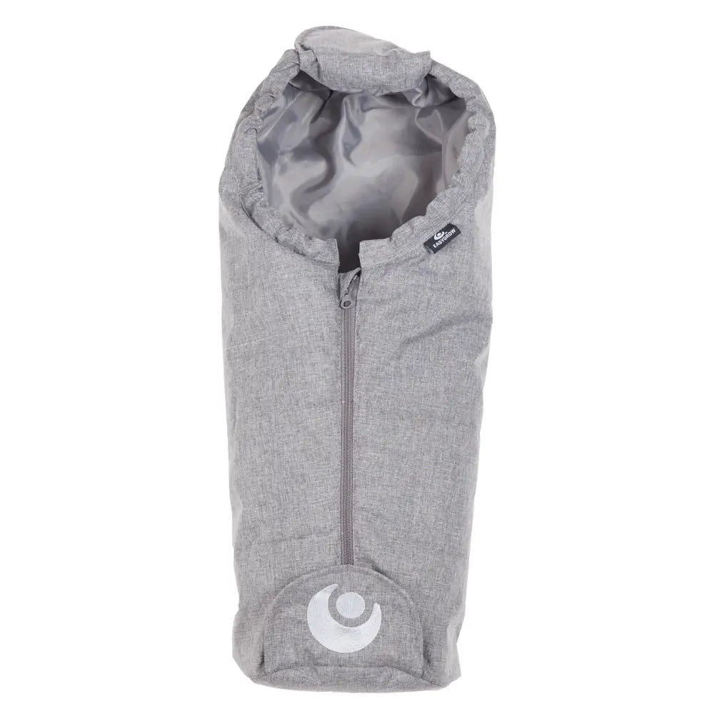 Easygrow kørepose til dukke i grey melange, tilpasset Babyborn