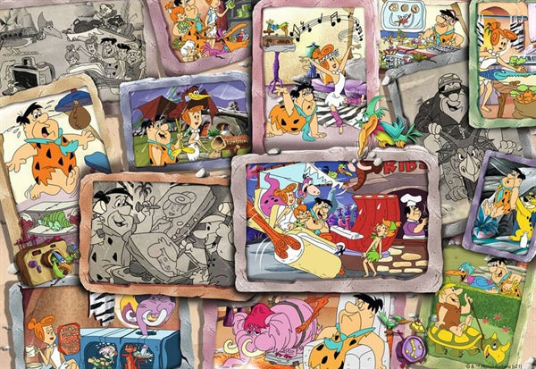 Ravensburger puslespil The Flintstones med 1000 brikker