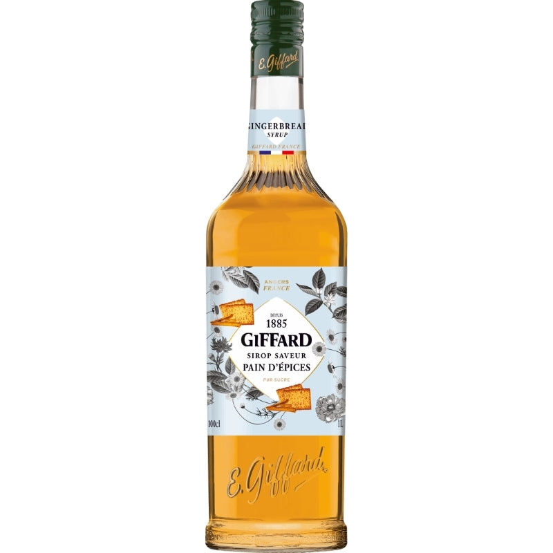 Flaske Giffard sirup med honningkagesmag, 1 liter