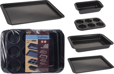 Se Bagesæt metal 4 dele - Non stick ❤ Kæmpe udvalg i Bolig og Haven ❤ Hurtig levering: 1 - 2 Hverdage samt billig fragt - Varenummer: BGH-47865873793354 og barcode / Ean: '8718158905208 på lager - Udsalg på Alle produkter (Lagerbeholdning er større end 1) Spar op til 65% - Over 1312 kendte brands på udsalg