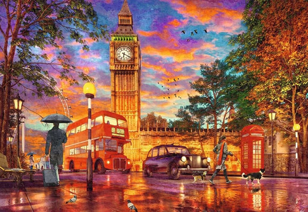 Ravensburger puslespil Sunset at Parliament Square, 1000 brikker