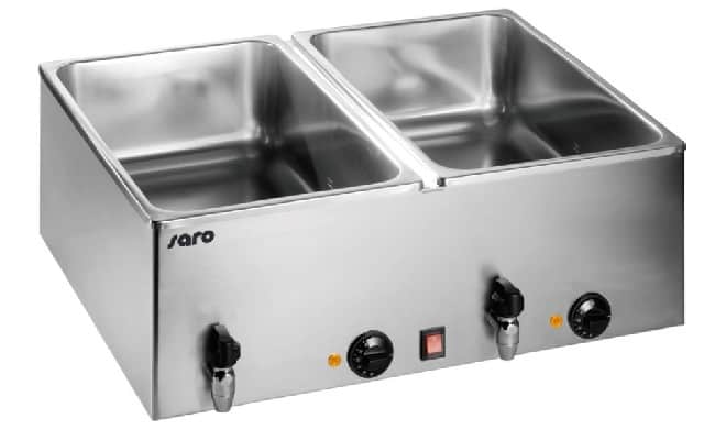 SARO bain marie til GN-bakker med dybde på 150 mm