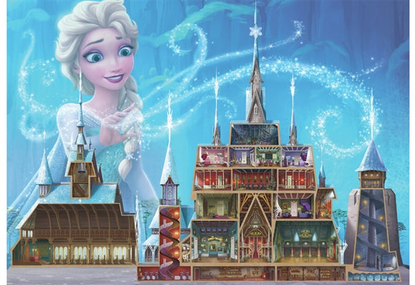 Puslespil Disney Castle Collection Elsa fra Ravensburger med 1000 brikker