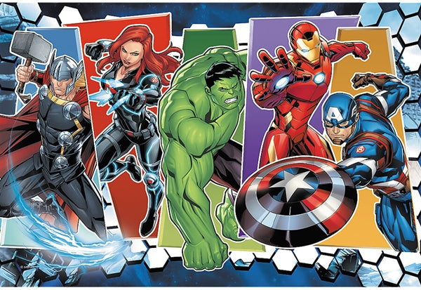 Trefl The Avengers Invincible puslespil med 60 brikker til børn i 4-5-årsalderen