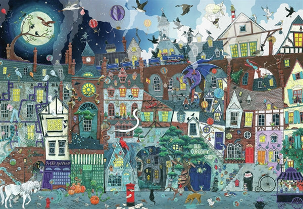 Ravensburger puslespil Fantasy Victorian Street, 5000 brikker