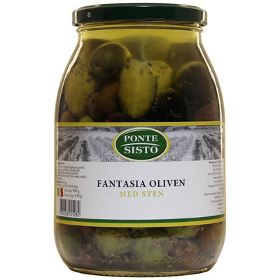 Se Oliven Fantasia 960 g ✔ Kæmpe udvalg i  Ponte Sistoisto - Køb online på udsalg og tilbud lige nu ✔ Hurtig levering: 1 - 2 Hverdage samt billig fragt - Varenummer: BAR-1402438 og barcode / Ean: 5704658005282 på lager - Udsalg på Delikatesser | Tapas | Oliven Spar op til 65% - Over  785 kendte brands på udsalg