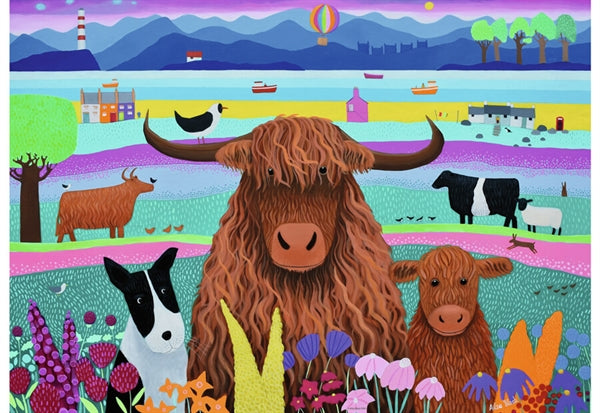 Puslespil Highland Life fra Ravensburger med 1000 brikker