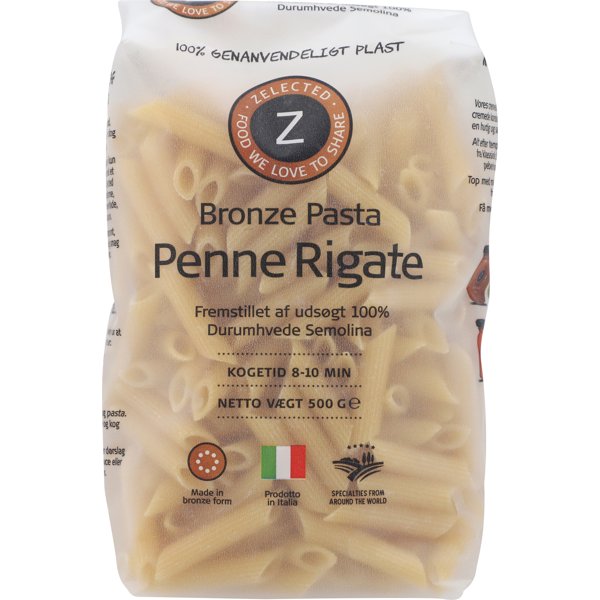 Se Pasta Penne Rigate 500g Zelected ✔ Kæmpe udvalg i Zelected - Køb online på udsalg og tilbud lige nu ✔ Super billig fragt og lynhurtig levering - Varenummer: Barlife-693566 og på lager - Udsalg på Delikatesser - Kolonial - Pasta & Ris Op til 61% rabat - Mere end 2.739 populære mærker på tilbud