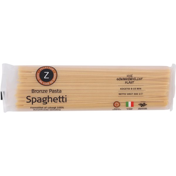 Se Pasta Spaghetti 500g Zelected ✔ Kæmpe udvalg i Zelected - Køb online på udsalg og tilbud lige nu ✔ Billig fragt og hurtig levering - Varenummer: Barlife-693567 og på lager - Udsalg på Delikatesser - Kolonial - Pasta & Ris Spar helt op til 73% - Over 2.739 kendte mærker på udsalg