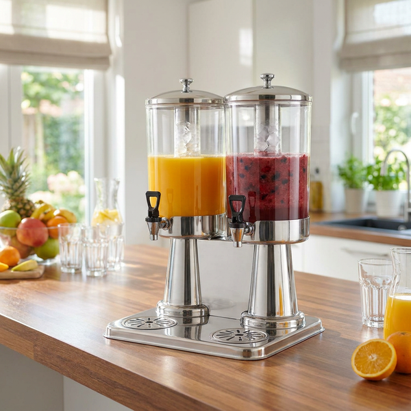 Se Juice Dispenser 2 x 3 Liter ✔ Kæmpe udvalg i Hendi - Køb online på udsalg og tilbud lige nu ✔ Billig fragt og hurtig levering - Varenummer: Barlife-1486881 og 8711369425435 på lager - Udsalg på Køkken - Borddækning - Buffet Spar helt op til 57% - Over 739 kendte mærker på udsalg