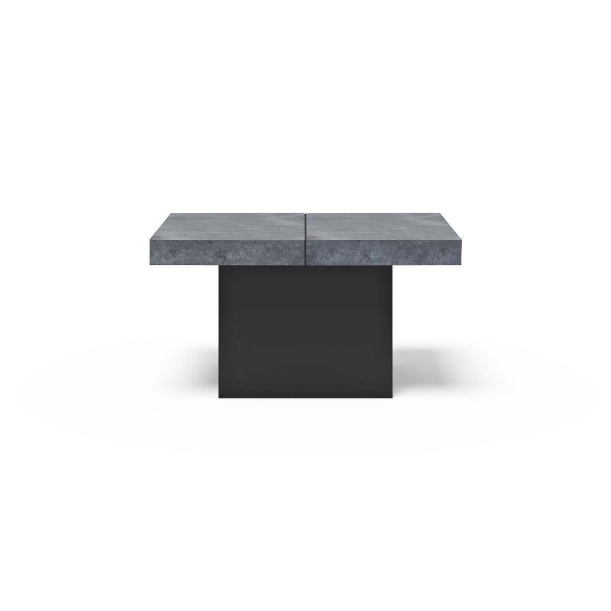 Temahome Chess sidebord i betonlook og sort, 88x65x47 cm