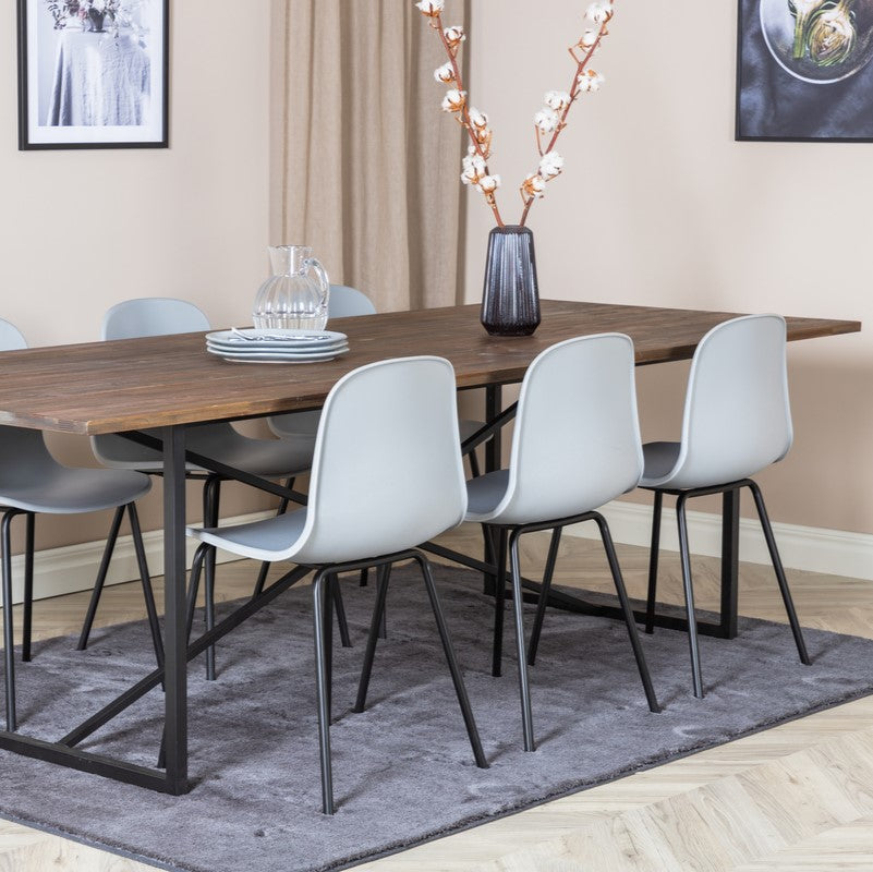 Se Pucol - Spisebord i teaktræ og metal, 100 x 250 cm. ❤ Kæmpe udvalg i 3-nordic - Køb online på udsalg og tilbud lige nu ❤ Billig fragt og hurtig levering - Varenummer: 3-nordic-5454 og barcode / Ean: på lager - Udsalg på Spisestue - Spiseborde - Moderne designs - unikt, nytænkende og individuelt Store besparelser – op til 71% - Store besparelser på over 2.281 brands
