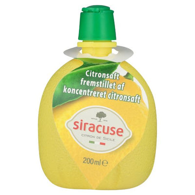 Se Siracuse Citronsaft 200ml ✔ Kæmpe udvalg i  Siracuse - Køb online på udsalg og tilbud lige nu ✔ Hurtig levering: 1 - 2 Hverdage samt billig fragt - Varenummer: BAR-1407778 og barcode / Ean:  på lager - Udsalg på Drikkevarer | Vand, øl og mixere | Mixer Spar op til 57% - Over 1112 kendte brands på udsalg