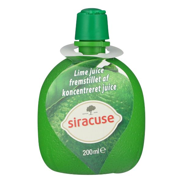 Se Siracuse Limesaft 200ml ✔ Kæmpe udvalg i  Siracuse - Køb online på udsalg og tilbud lige nu ✔ Hurtig levering: 1 - 2 Hverdage samt billig fragt - Varenummer: BAR-1407779 og barcode / Ean:  på lager - Udsalg på Drikkevarer | Vand, øl og mixere | Mixer Spar op til 56% - Over 1112 kendte brands på udsalg