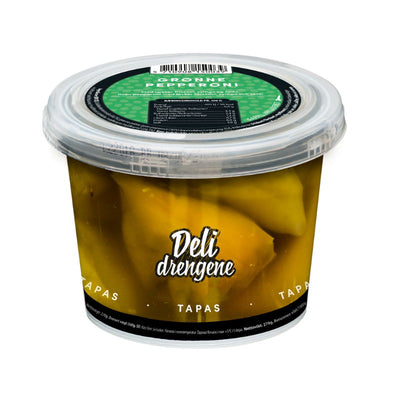 Se Grønne Pepperoni Med Friskost 270g 160g Drænet ✔ Kæmpe udvalg i  Deli Drengene - Køb online på udsalg og tilbud lige nu ✔ Hurtig levering: 1 - 2 Hverdage samt billig fragt - Varenummer: BAR-1383927 og barcode / Ean: 5710908151036 på lager - Udsalg på Delikatesser | Tapas | Grønt på glas Spar op til 59% - Over 1312 kendte brands på udsalg