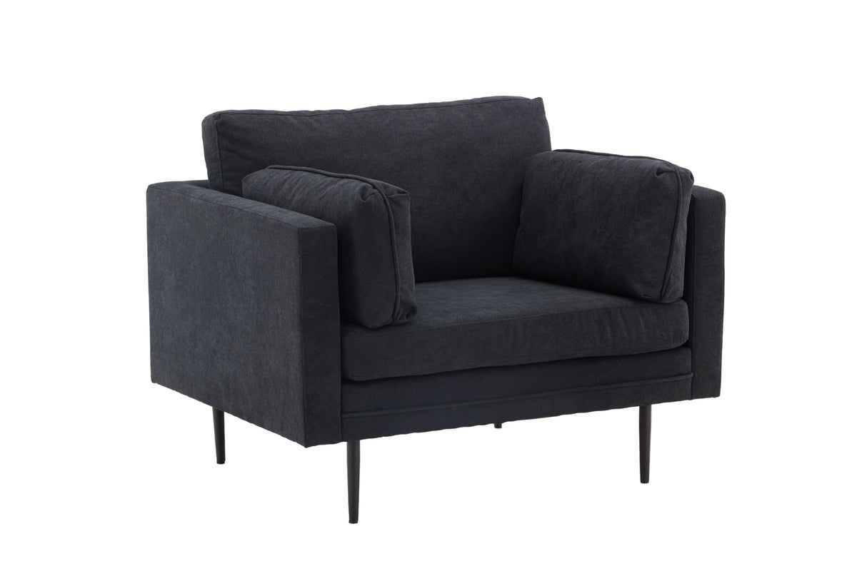 Se VENTURE DESIGN Boom lænestol, m. armlæn - sort polyester stof og stål ❤ Kæmpe udvalg i Venture Design - Køb online på udsalg og tilbud lige nu ❤ Meget billig fragt og hurtig levering: 1 - 2 hverdage - Varenummer: Boboonline-113840 og barcode / Ean: 7350107080096 på lager - Udsalg på Møbler,Stole,Lænestole,
Møbler,
Stole,
Lænestole i stof,
Hvilestole,
Dagligstue, Spar op til 51% - Over 785 kendte brands på udsalg