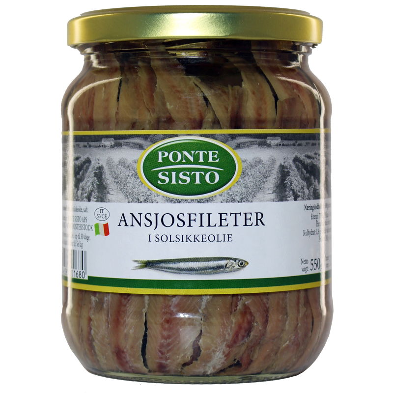 Se Ansjosfileter 550 g ✔ Kæmpe udvalg i  Ponte Sistoisto - Køb online på udsalg og tilbud lige nu ✔ Hurtig levering: 1 - 2 Hverdage samt billig fragt - Varenummer: BAR-1402421 og barcode / Ean: 5704658001680 på lager - Udsalg på Hjem og have | Køkken og spisestue | Barudstyr Spar op til 52% - Over 1112 kendte brands på udsalg