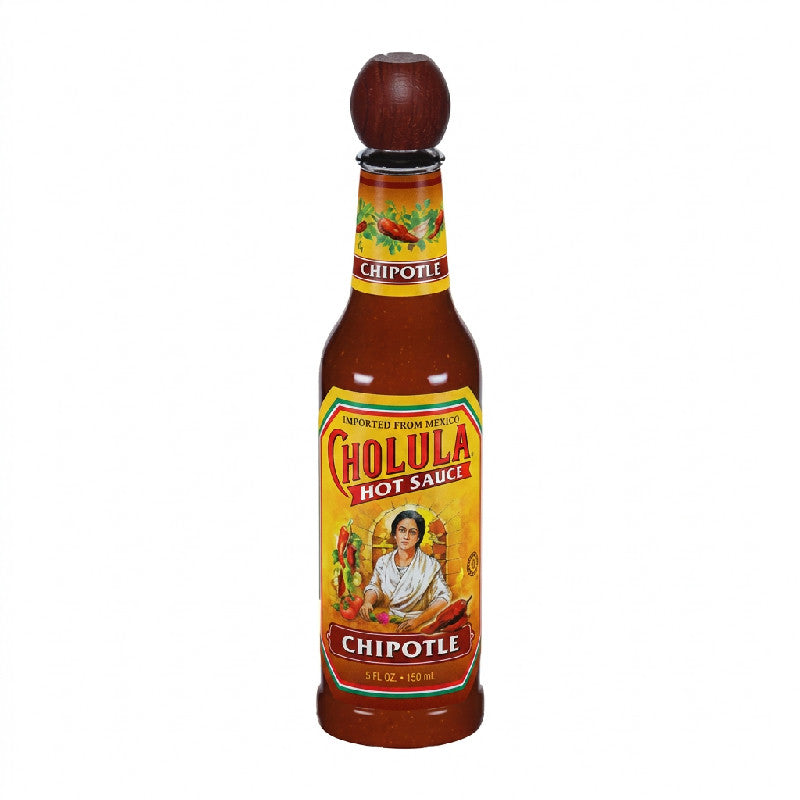 Flaske Cholula Chipotle hot sauce på 150 ml fra Zelected