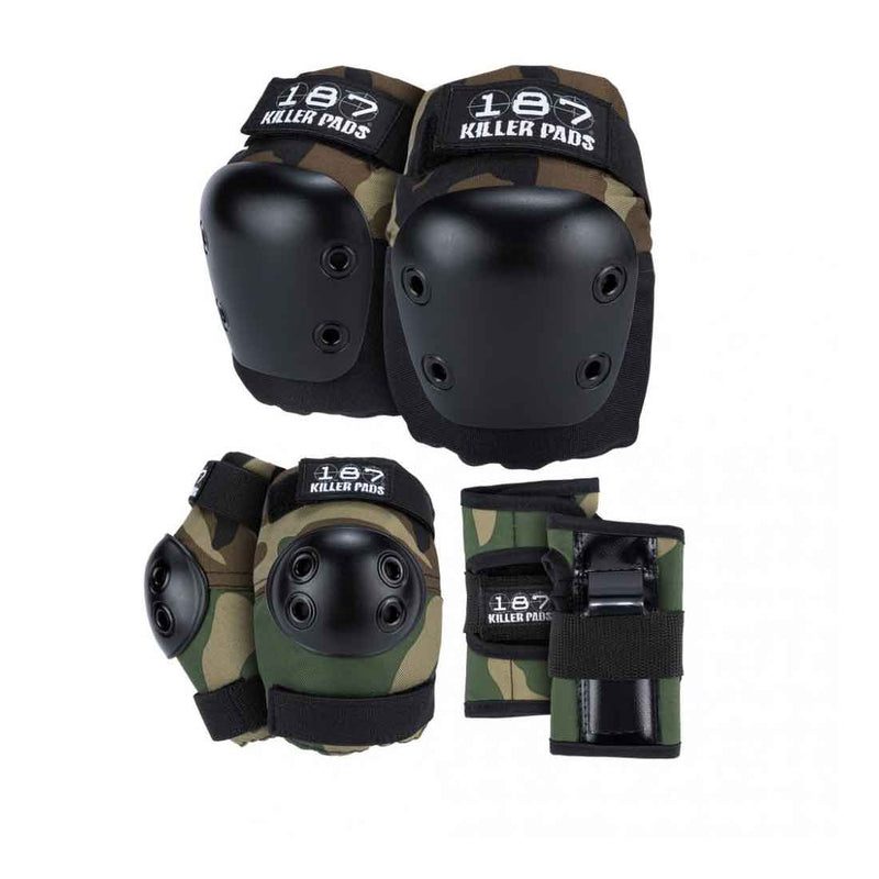 Se 187 Killer Pads Junior Beskyttelsessæt Camo One size ✔ Kæmpe udvalg i  187 Killer Pads ✔ Hurtig levering: 1 - 2 Hverdage samt billig fragt - Varenummer: JUCO-187-PCO-0003 og barcode / Ean: &