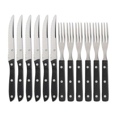 Se Gense Gense Old Farmer Black grillbestik, 12 dele 6+6 sort ❤ Stort online udvalg i Gense ❤ Meget billig fragt og hurtig levering: 1 - 2 hverdage - Varenummer: NDN-18954-01 og barcode / Ean: '7319011073396 på lager - Udsalg på Home & Garden - Kitchen & Dining - Tableware - Flatware - Table Knives Spar op til 62% - Over 785 kendte brands på udsalg