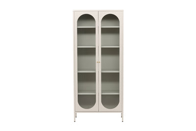 Se Venture Home - Lima vitrineskab, Beige, 80x180cm ✔ Kæmpe udvalg i  Venture Home - Køb online på udsalg og tilbud lige nu ✔ Hurtig levering: 1 - 2 Hverdage samt billig fragt - Varenummer: BGH-50406117015882 og barcode / Ean: 7340220809148 på lager - Udsalg på Best selling products Spar op til 58% - Over 1324 kendte brands på udsalg