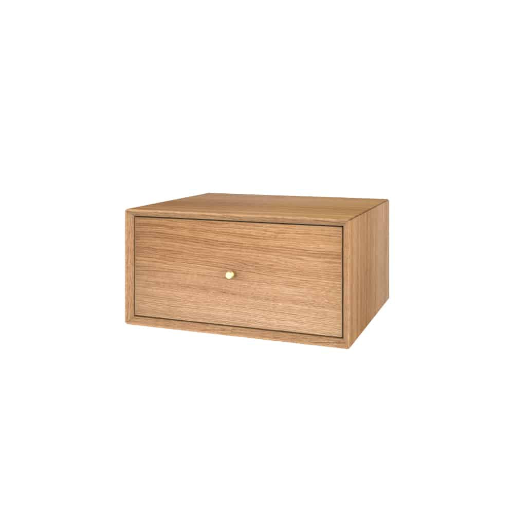 The Wood Box 1939 sengebord i egetræsfiner med skuffe