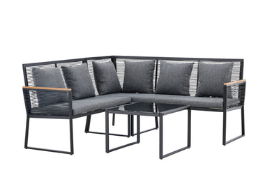 Se Venture Home - Lounge sæt, sort ❤ Kæmpe udvalg i Venture Home ❤ Hurtig levering: 1 - 2 Hverdage samt billig fragt - Varenummer: BGH-47935032754506 og barcode / Ean: '7340220812001 på lager - Udsalg på Alle produkter (Lagerbeholdning er større end 1) Spar op til 58% - Over 1312 kendte brands på udsalg