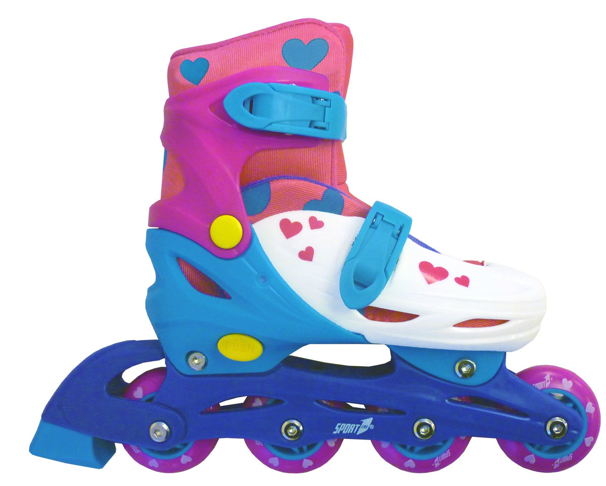 Se Sport1 ''Easy Roller'' Pink inlinere Rulleskøjter til børn str. 35-38 ✔ Kæmpe udvalg i Sport1 - Køb online på udsalg og tilbud lige nu ✔ Billig fragt og hurtig levering - Varenummer: MMAction-1957400041 og 8003029306346 på lager - Udsalg på Side-by-Side Rulleskøjter til børn Få op til 67% i rabat - Shop udsalg fra mere end 1.798 mærker