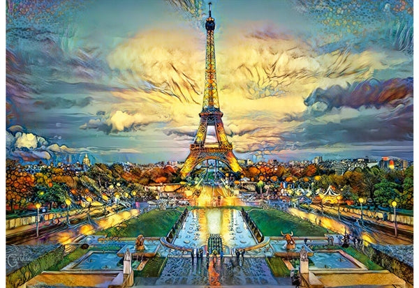 Educa puslespil Eiffel Tower med 500 brikker