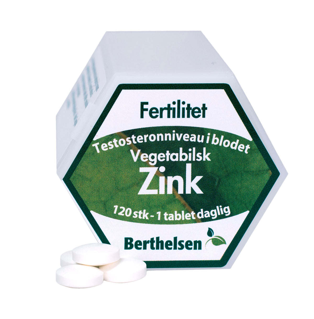 Se Berthelsen Zink 20 mg 120 tab. ✔ Kæmpe udvalg i Dansk Farmaceutisk Industri - Køb online på udsalg og tilbud lige nu ✔ Meget billig fragt og hurtig levering - Varenummer: Helsegrossisten-3978 og 5701629032780 på lager - Udsalg på Sundhed > Zink > Få op til 69% i rabat - Over 1.798 mærker samlet på udsalg