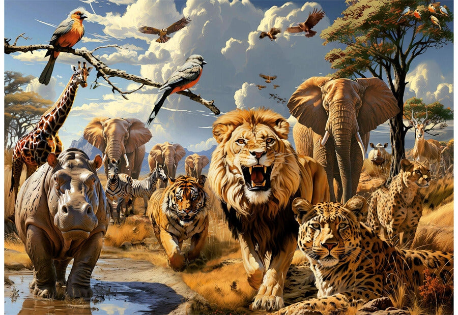Educa puslespil Wild Animals med 1000 brikker