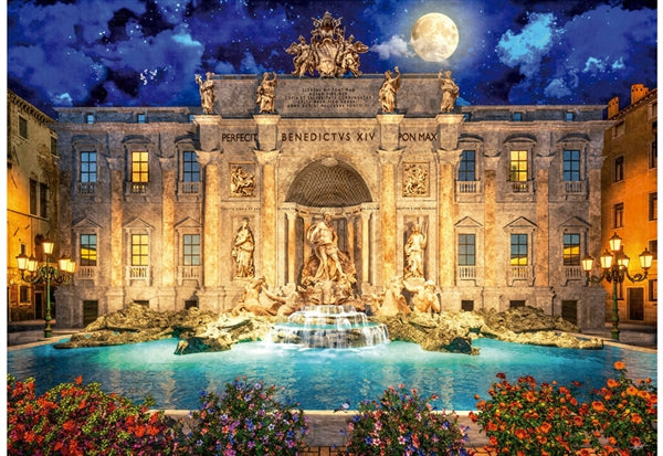 Educa puslespil Fontana di Trevi med 1000 brikker