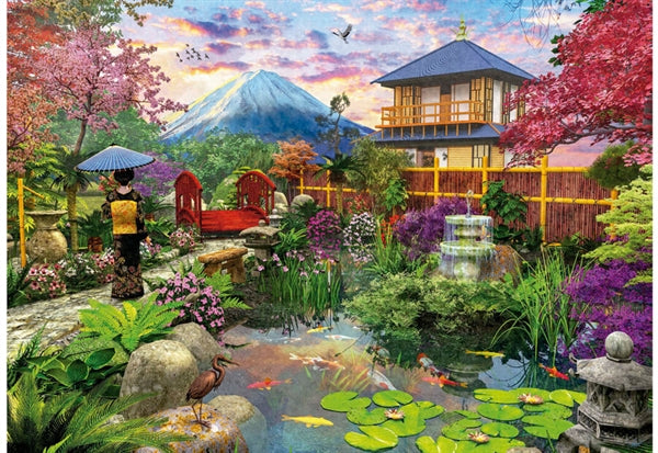 Puslespilsæske til Japanese Garden fra Educa med 1500 brikker