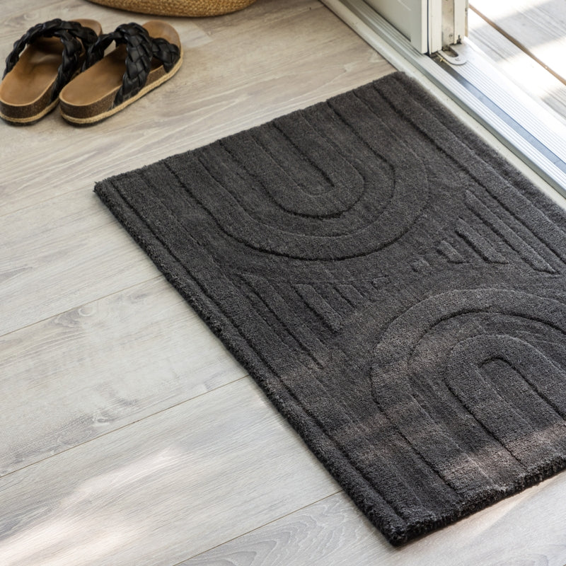 Se Olav - Dørmåtte i mærkegrå uld, rektangulær 50 x 80 cm. ❤ Kæmpe udvalg i 3-nordic - Køb online på udsalg og tilbud lige nu ❤ Meget billig fragt og hurtig levering - Varenummer: 3-nordic-8454 og barcode / Ean: på lager - Udsalg på Entre - Dørmåtter Op til 61% rabat - 2.739 brands med vilde rabatter