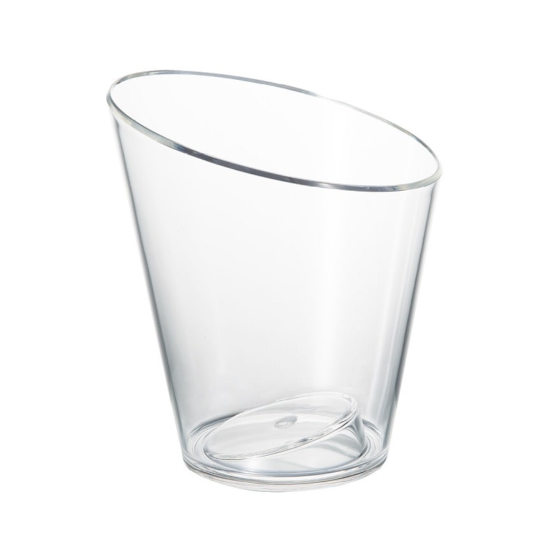 Rund transparent flaskekøler i akrylplast på 3 liter fra Rbdrinks