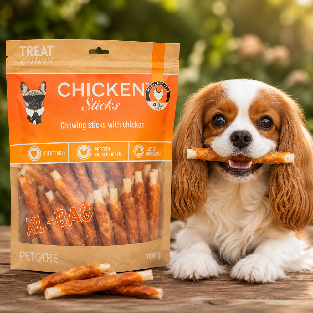 Se Treateaters Chicken Sticks 1000g (skånsomme tyggestænger til hunde) ✔ Kæmpe udvalg i Satana - Køb online på udsalg og tilbud lige nu ✔ Lav fragtpris og hurtig levering - Varenummer: Satana-43427298607182 på lager - Udsalg på Personlig pleje > Hænder og fødder > Få op til 67% i rabat - Over 1.798 brands samlet på udsalg