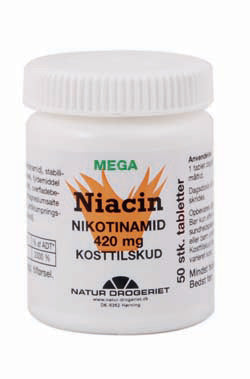 Se ND Niacin (nikotinamid) 420 mg 50 tabletter ✔ Kæmpe udvalg i Natur Drogeriet A/S - Køb online på udsalg og tilbud lige nu ✔ Billig fragt og hurtig levering - Varenummer: Helsegrossisten-11370 og 5703137056135 på lager - Udsalg på Sundhed > Natur Drogeriet A/S > B-vitamin Spar helt op til 57% - Stort udsalg på over 739 mærker