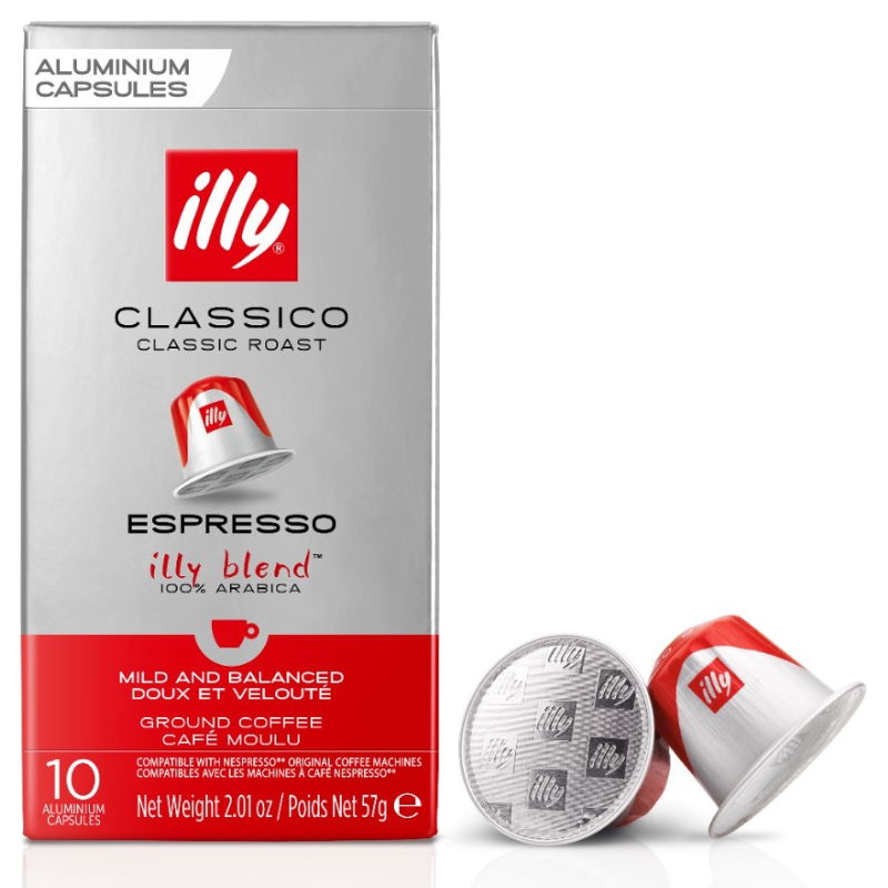 Se Illy Nespresso Classico Kapsler 10 Stk. ✔ Kæmpe udvalg i Illy - Køb online på udsalg og tilbud lige nu ✔ Lav fragtpris og hurtig levering - Varenummer: Barlife-1418711 og 8003753158556 på lager - Udsalg på Drikkevarer - Te, Kaffe & Kakao - Kaffe Kapsler Få op til 67% i rabat - Shop udsalg fra mere end 1.798 mærker