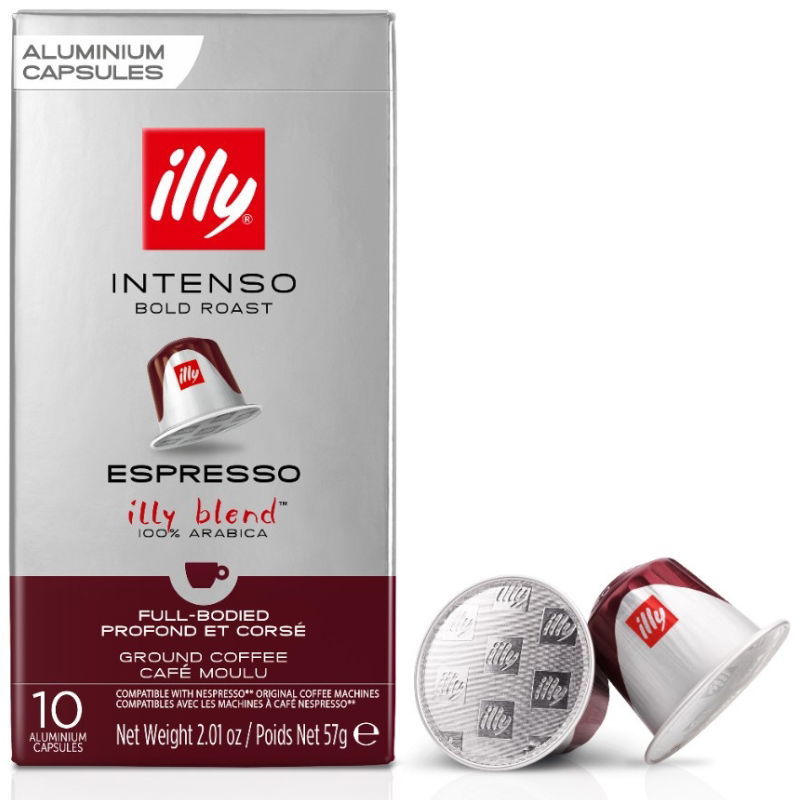 Se Illy Nespresso Intenso Kapsler 10 Stk. ✔ Kæmpe udvalg i Illy - Køb online på udsalg og tilbud lige nu ✔ Hurtig levering til lave fragtpriser - Varenummer: Barlife-1418710 og 8003753158648 på lager - Udsalg på Drikkevarer - Te, Kaffe & Kakao - Kaffe Kapsler Store besparelser – op til 71% - Store besparelser på over 2.281 mærker