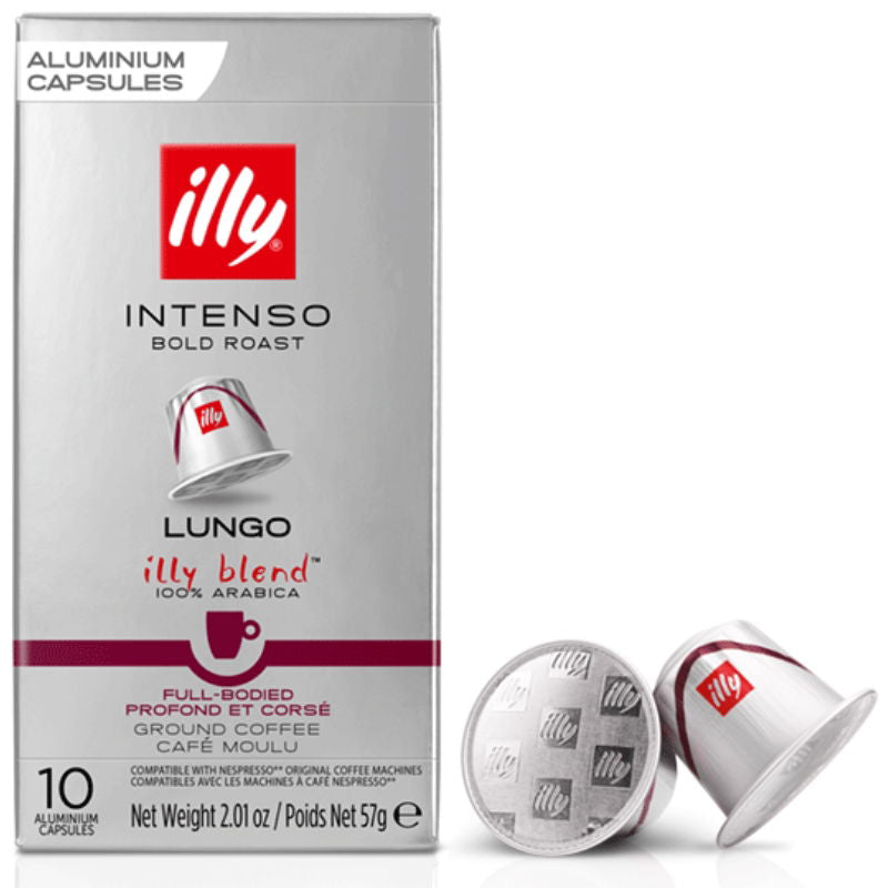 Se Illy Nespresso Intenso Lungo Kapsler 10 Stk. ✔ Kæmpe udvalg i  Illy - Køb online på udsalg og tilbud lige nu ✔ Hurtig levering: 1 - 2 Hverdage samt billig fragt - Varenummer: BAR-1418715 og barcode / Ean: 8003753199009 på lager - Udsalg på Drikkevarer | Te, Kaffe & Kakao | Kaffe Kapsler Spar op til 64% - Over  785 kendte brands på udsalg