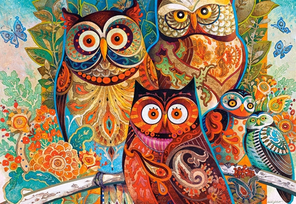 Castorland puslespil Owls med 2000 brikker