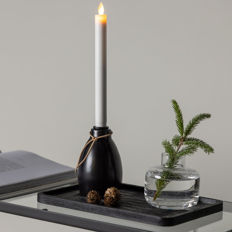 Se Luzz - Lysestage i sort plast med LED lys, 9 x 31 cm. ❤ Kæmpe udvalg i 3-nordic - Køb online på udsalg og tilbud lige nu ❤ Billig fragt og hurtig levering - Varenummer: 3-nordic-8345 og barcode / Ean: på lager - Udsalg på Lamper - Jule- & hyggelys - Lysestager - bordlamper Op til 57% rabat - Mere end 1.329 populære mærker på udsalg