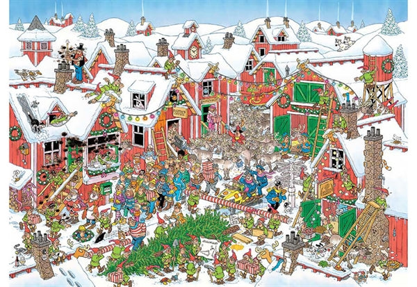 Jumbo puslespil Santa's Village i Jan van Haasteren-serien med 1000 brikker