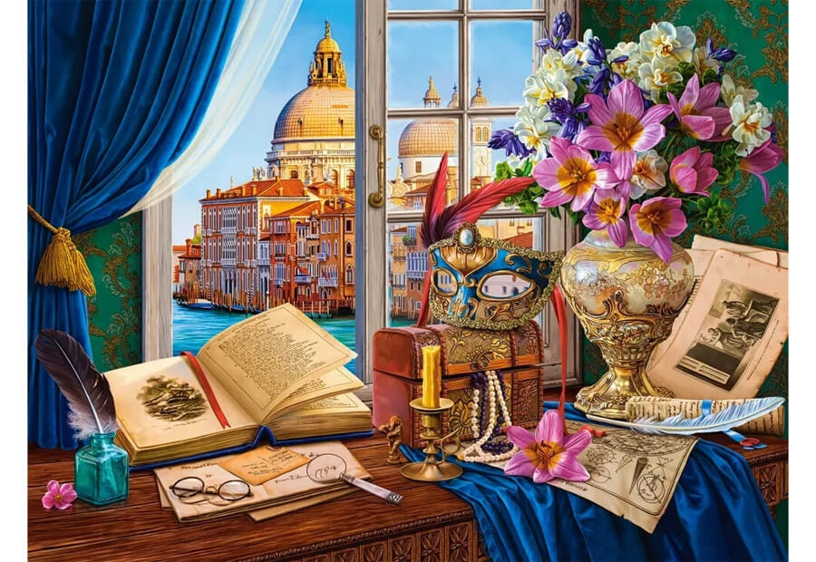 Castorland puslespil Venetian Still Life med 2000 brikker