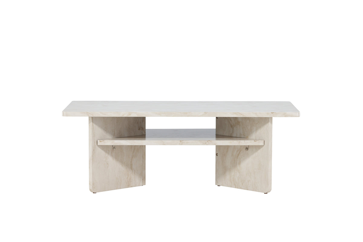 Se VENTURE DESIGN Ålesund sofabord, m. hylde, rektangulær - beige marmor look MDF (120x60) ❤ Kæmpe udvalg i Venture Design - Køb online på udsalg og tilbud lige nu ❤ Meget billig fragt og hurtig levering: 1 - 2 hverdage - Varenummer: Boboonline-112289 og barcode / Ean: 7340220802590 på lager - Udsalg på Møbler,Borde,Sofaborde,
Møbler,
Borde,
Sofabord med opbevaring,
Dagligstue,
Borde til Spar op til 51% - Over 785 kendte brands på udsalg
