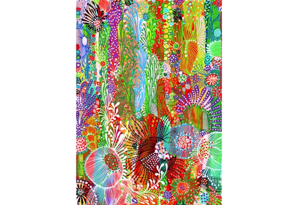 Enjoy Floral Curtain puslespil med 1000 brikker