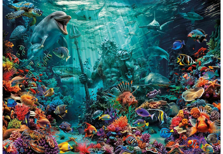 Educa puslespil Coral Reef Poseidon med 1000 brikker