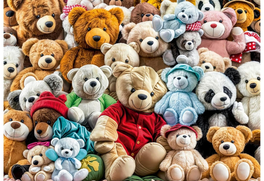 Educa puslespil Teddy Bears med 500 brikker