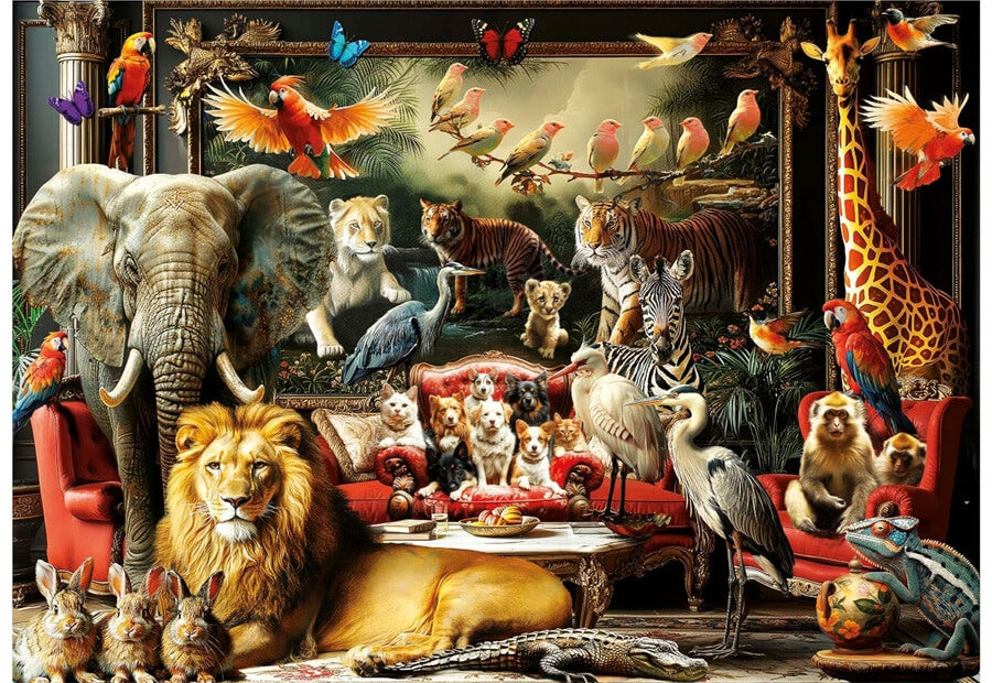 Educa puslespil The Animal Mansion med 1500 brikker